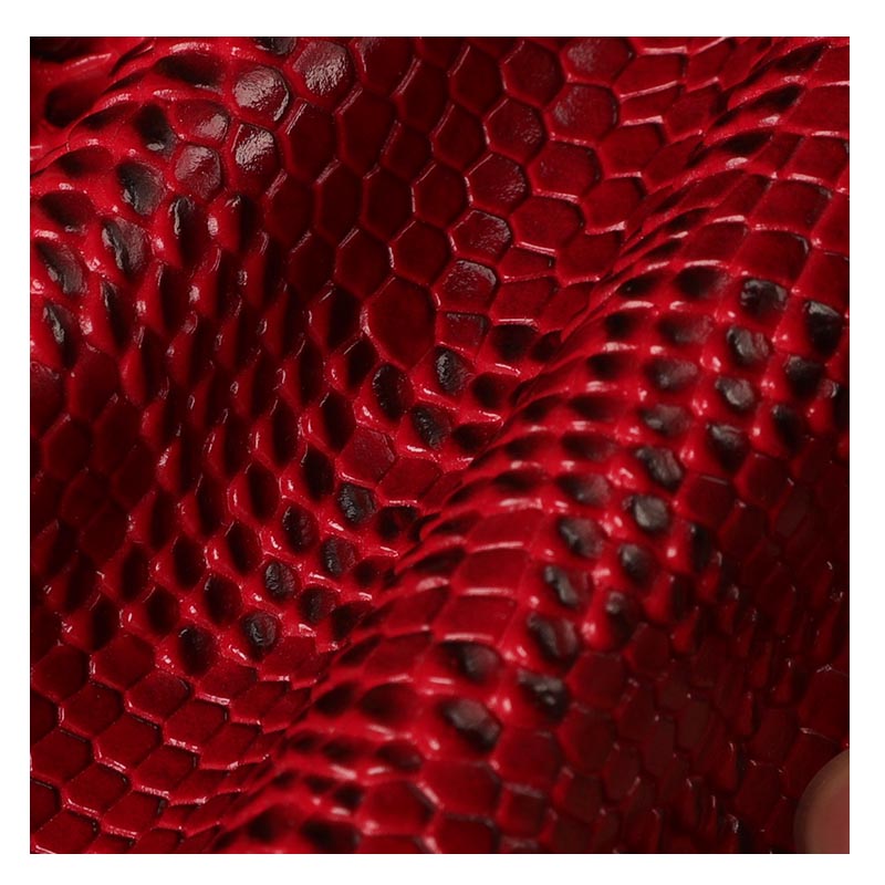 [PU LEATHER]Animal Skin anaconda pattern faux leatherTYS4305